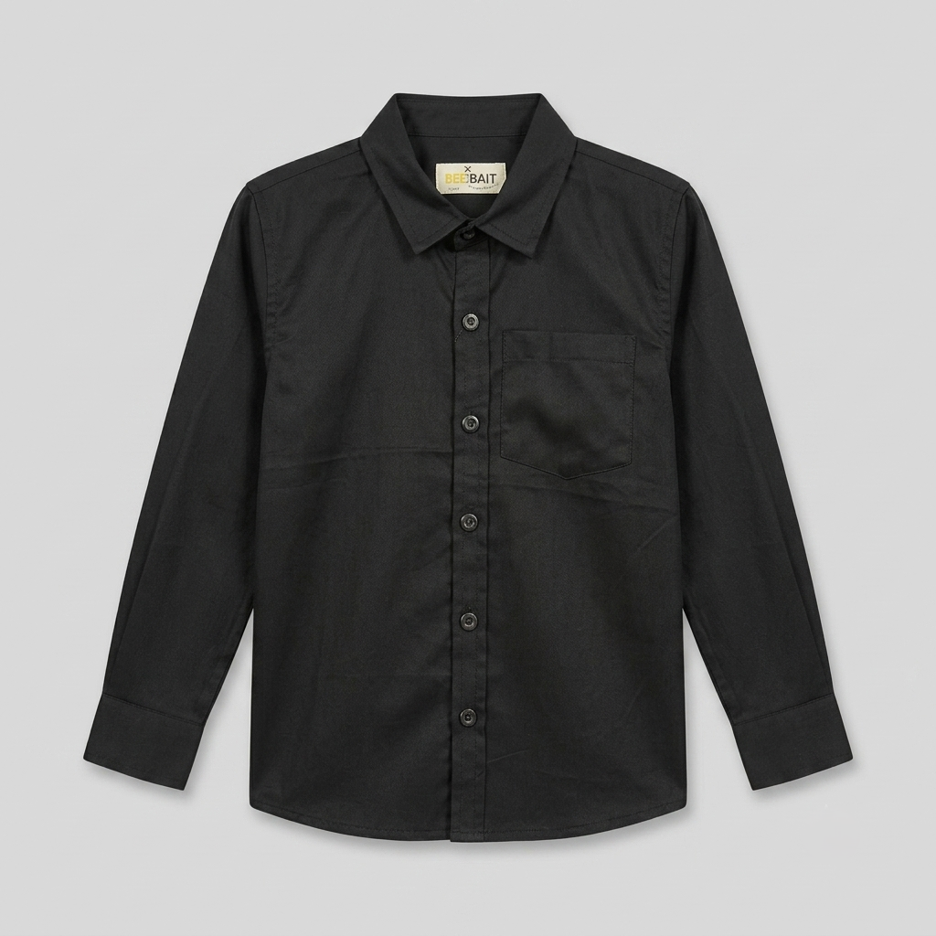 Solid Black Shirt